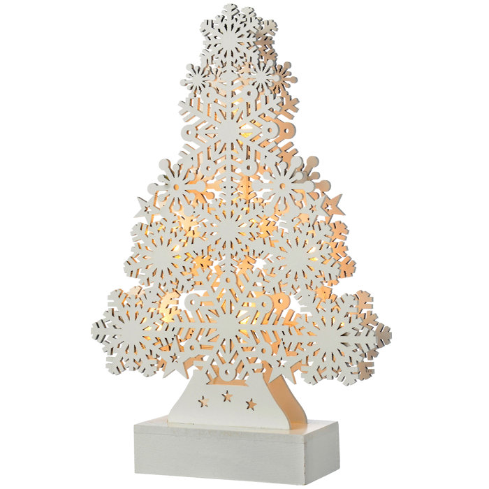 Die Saisontruhe Tischdekoration Beleuchteter Weihnachtsbaum